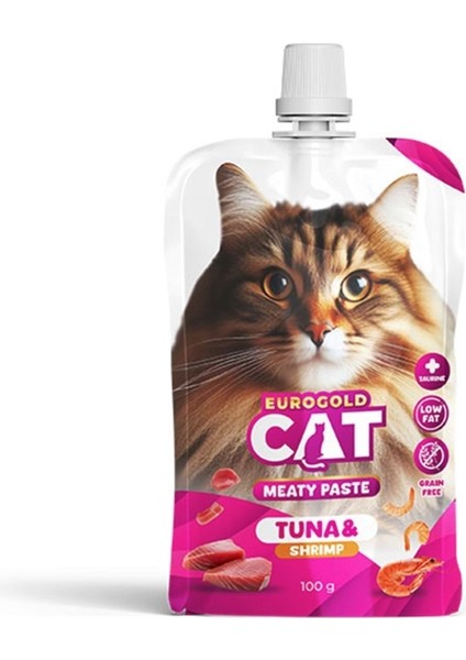 Cat Et Ezmesi Kedi Ödülü Ton Balığı-Karides 100 gr