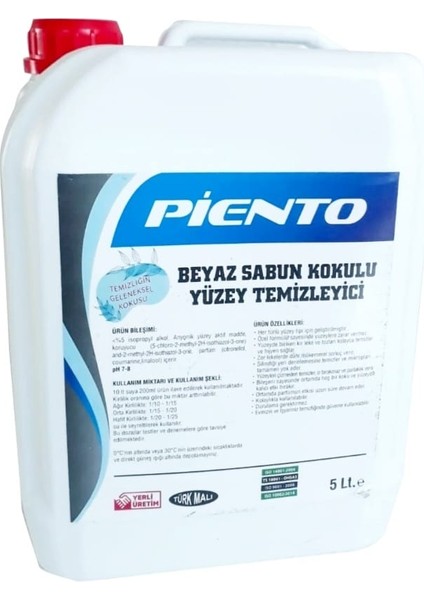 Fresh Yüzey Temizleyici Beyaz Sabun Kokulu 5 kg