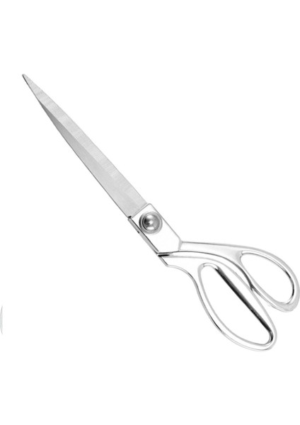 Profesyonel Metal Terzi Makası Gümüş Renkli Büyük Boy 26 cm Set