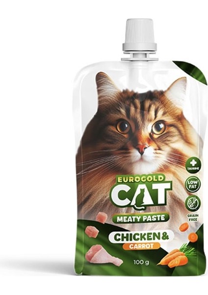 Cat Et Ezmesi Kedi Ödülü Tavuk-Havuç 100 gr
