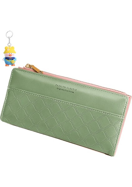 Cüzdan Bayanlar Uzun Iki Katlı Çoklu Kart Yuvası Kart Tutucu Clutch (Yurt Dışından)