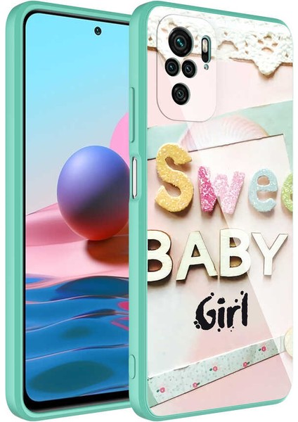 Atlas Xiaomi Redmi Note 10s Kılıf Kamera Korumalı Desenli Sert Silikon Epoksi Kapak-No5