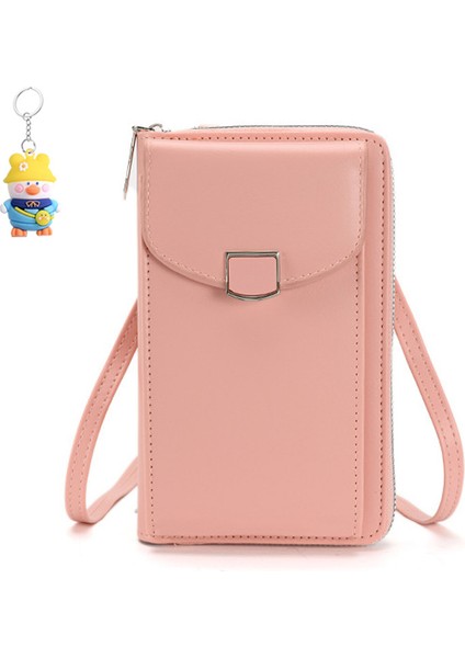 Bayan Cep Telefonu Çantası Omuz Crossbody Çantası Basit Kadın Çantası Dikey Cüzdan (Yurt Dışından)