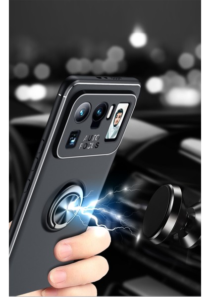 Atlas Xiaomi Mi 11 Ultra Kılıf Ravel Silikon Kapak-Mavi modelleri
