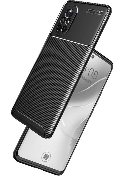 Atlas Huawei Nova 8i Kılıf Negro Silikon Kapak-Siyah fiyatları