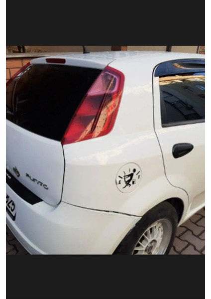 Siyah Araba Yakıt Deposu Kapağı Sticker Araba Sticker Oto Etiketi fiyatları