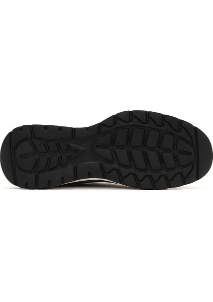 Erkek Gri Bağcıklı Nubuk Deri Sneaker 25SFD6119V3
