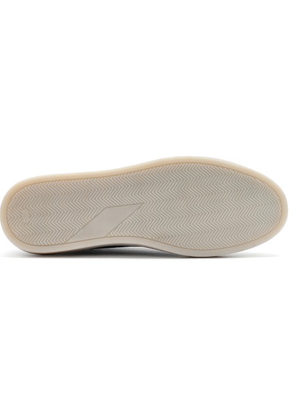 Erkek Siyah Bağcıklı Deri Sneaker 25SFD740418