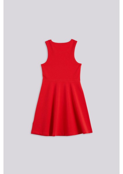 Bg Store Kız Çocuk Kırmızı Elbise