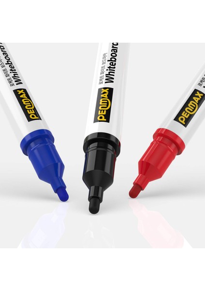 Penmax Beyaz Tahta Kalemi 3 Adet ( Kırmızı, Mavi, Siyah) modelleri