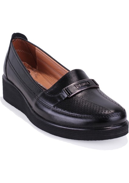 DZA07-1194577 Siyah Ortopedik Günlük Kadın Ayakkabı