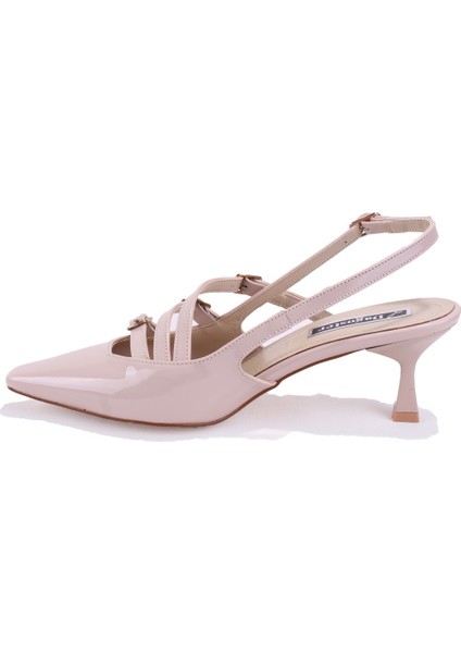 DZA07-725491 Ten Rugan Klasik Topuklu Kadın Ayakkabı modelleri