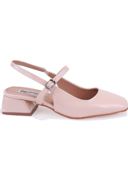 DZA07-81500 Ten Rugan Klasik Topuklu Kadın Ayakkabı fiyatları