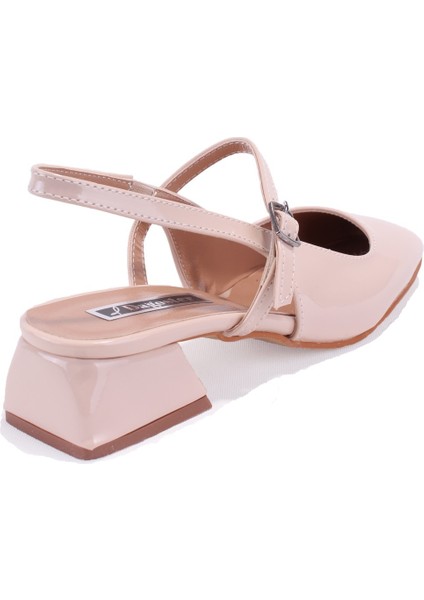 DZA07-81500 Ten Rugan Klasik Topuklu Kadın Ayakkabı fırsatları