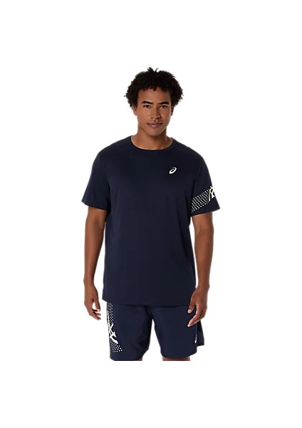 Icon Erkek Mavi Koşu T-Shirt 2011D239-400