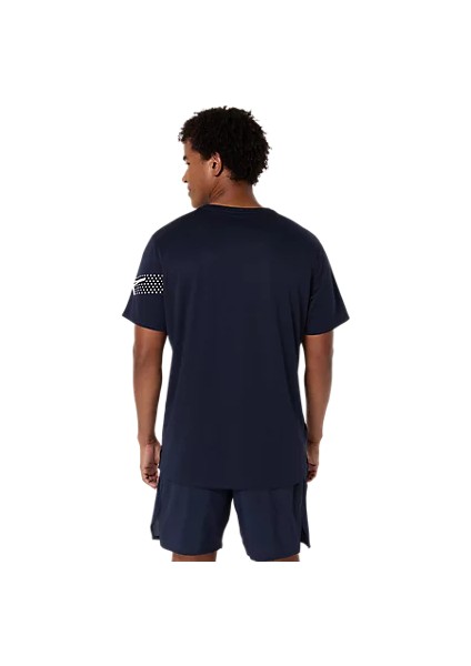 Icon Erkek Mavi Koşu T-Shirt 2011D239-400