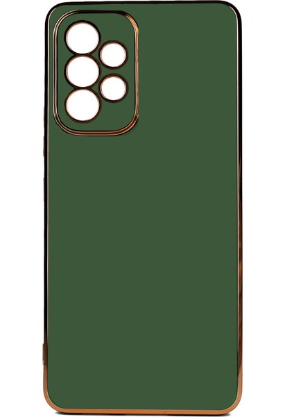 Atlas Galaxy A33 5g Kılıf Bark Kapak-Koyu Yeşil