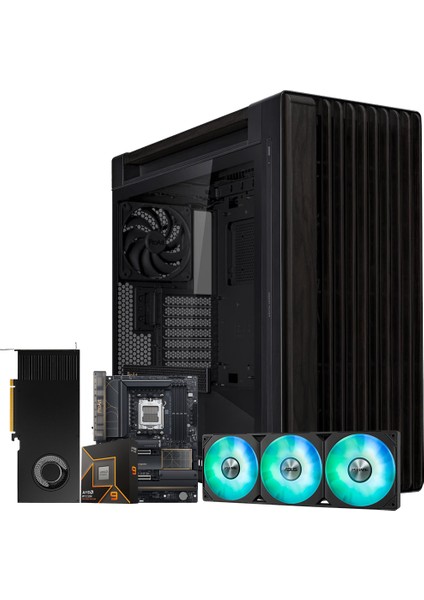 Proart Gaming Amd Ryzen 9 9950X 192GB 2tb M.2 8tb HDD Rtx A4000 W11P Masaüstü Bilgisayar