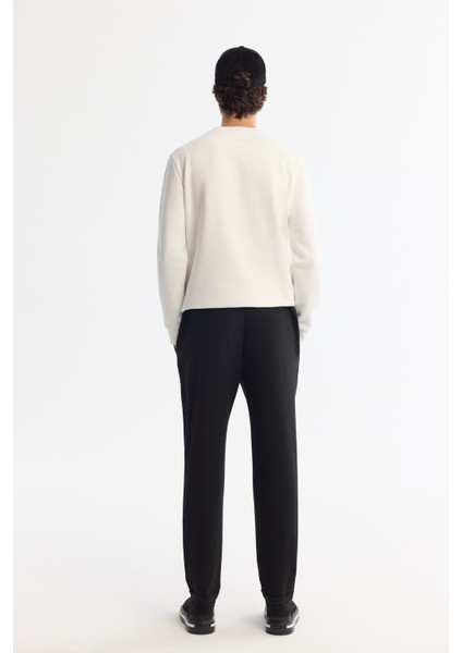 Erkek Siyah Yanı Lastikli Gofreli Slim Fit Chino Pantolon B003037 modelleri