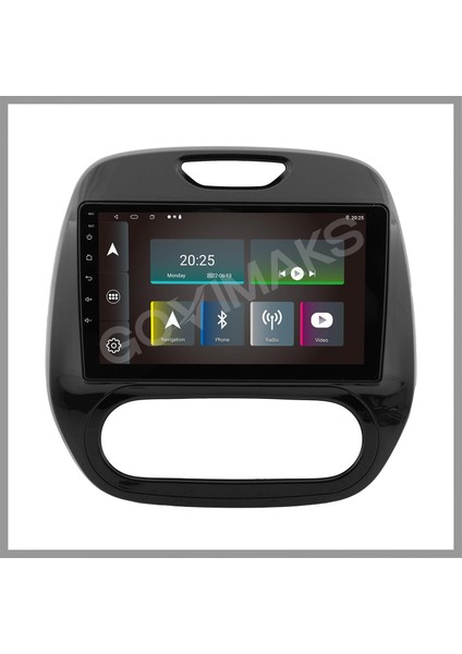 GOVİMAKS RENAULT CAPTUR MANUEL 2013-2019 UYUMLU 6GB RAM 128GB HAFIZA ANDROID MULTIMEDIA