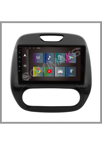 GOVİMAKS RENAULT CAPTUR MANUEL 2013-2019 UYUMLU 6GB RAM 128GB HAFIZA ANDROID MULTIMEDIA