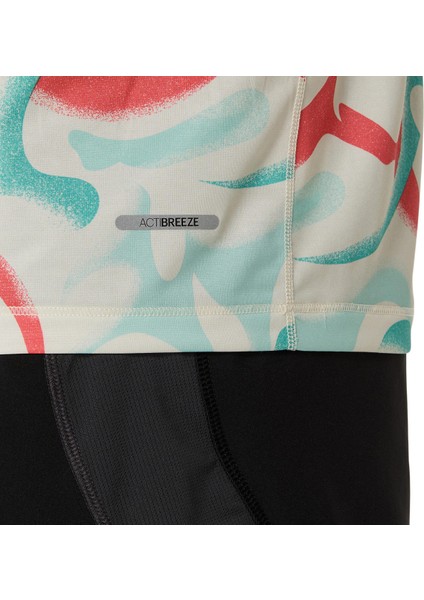 Road All Over Print Ss Top Erkek Krem Kısa Kollu Tshirt 2011D092-200