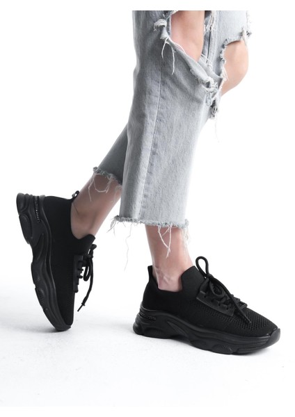 Kadın Rocco Siyah Triko Taşlı Spor Ayakkabı & Sneaker fiyatları