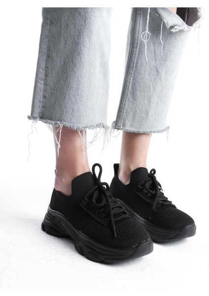 Kadın Rocco Siyah Triko Taşlı Spor Ayakkabı & Sneaker modelleri