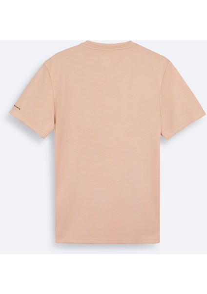 Erkek Pembe Polo Yaka Pamuklu Jakarlı T-Shirt A41Y1167