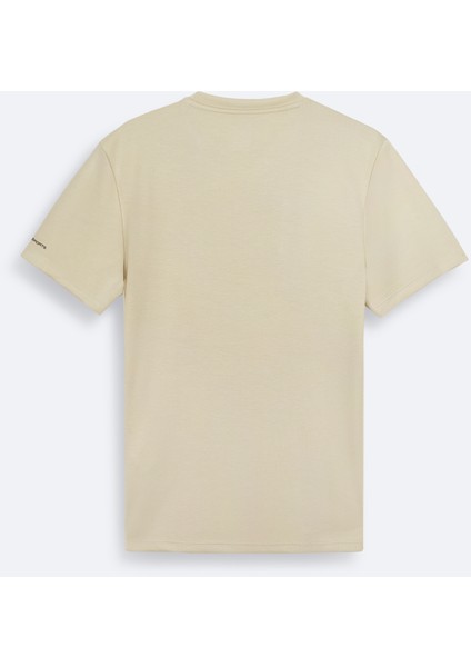 Erkek Bej Polo Yaka Pamuklu Jakarlı T-Shirt A41Y1167