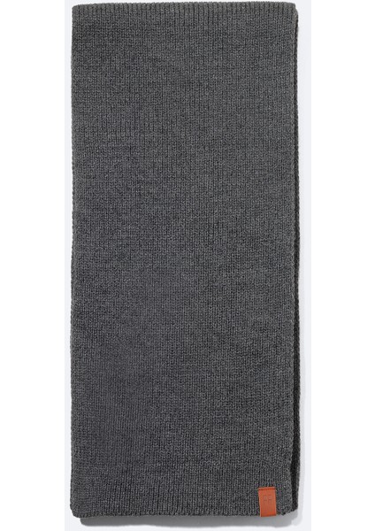 Erkek Antrasit Fitilli Atkı A32y9430