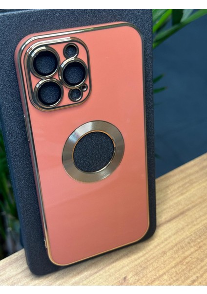 Apple iPhone 13 Pro Kamera Cam Lensli Parlak Renk Logo Etrafı Metal Görünüm Gennprestıge Kılıf fiyatları