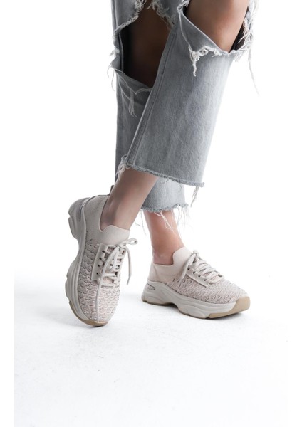 Kadın Rocco Ten Triko Taşlı Spor Ayakkabı & Sneaker fiyatları