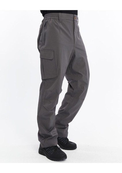 Waterproof Erkek Trekking Pantolon-Füme