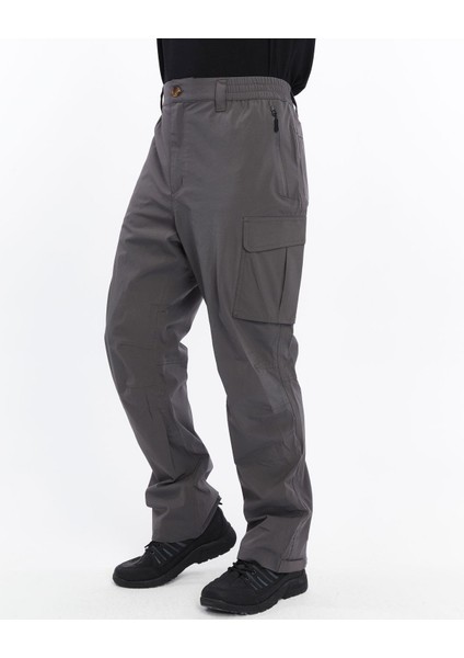Waterproof Erkek Trekking Pantolon-Füme