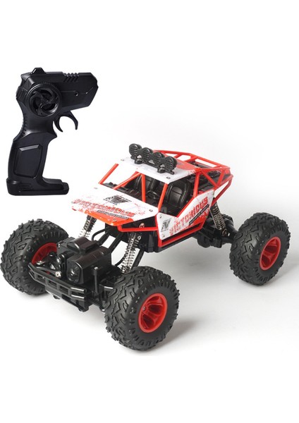 6255 2.4ghz 1:16 Kablosuz Uzaktan Kumanda Drift Off-Road Dört Tekerlekten Çekişli Çocuk Oyuncak Araba (Kırmızı) (Yurt Dışından)