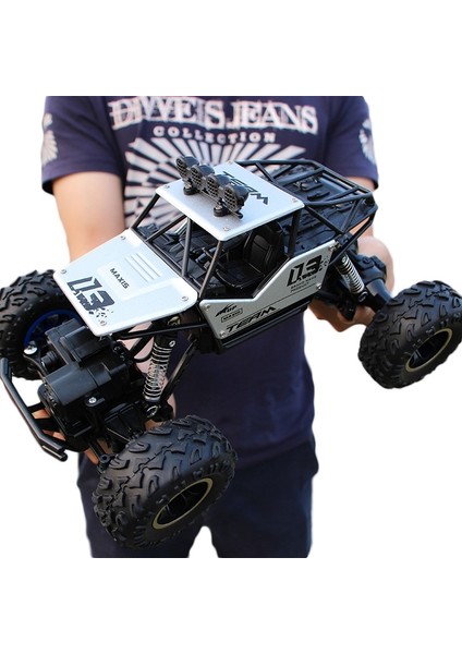 2.4ghz 4WD Çift Motorlu Arazi Tırmanma Arabası Uzaktan Kumandalı Araç, MODEL:6141(GÜMÜŞ) (Yurt Dışından)
