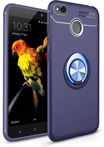 Xiaomi Redmi 4x Kılıf Ravel Silikon Kapak-Mavi