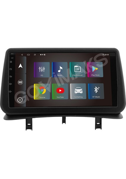 GOVİMAKS RENAULT CLIO 3 2007-2012 UYUMLU 2 GB RAM 32 GB HAFIZA ANDROID MULTIMEDIA TEYP