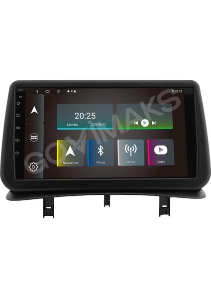 GOVİMAKS RENAULT CLIO 3 2007-2012 UYUMLU 2 GB RAM 32 GB HAFIZA ANDROID MULTIMEDIA TEYP