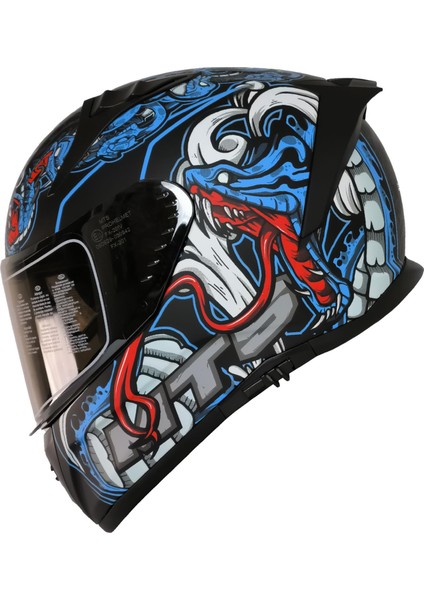 Mts 801 Myth Blue Full Face Kask