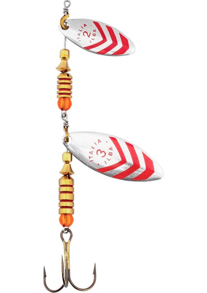 T66112+3 Ilba Lungo Sergente Tandem Gümüş/Kırmızı No:2+3 fiyatları