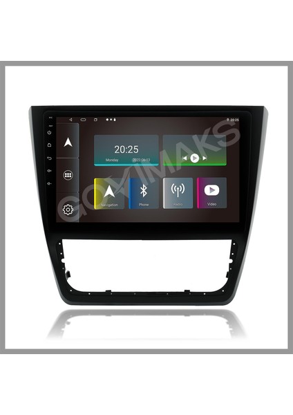 GOVİMAKS SKODA YETİ 2009-2017 UYUMLU 2 GB RAM 32 GB HAFIZA ANDROID MULTIMEDIA TEYP