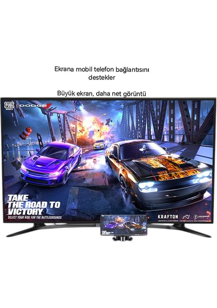 2-Metre Type-C To HDMI 4K 60Hz Ultra Full Hd CE+FCC+ROHS Lisanslı MacBook/Tablet/Telefon Hasır Örgülü Sağlam Kablo Tak Çalıştır Görüntü Aktarım Kablosu