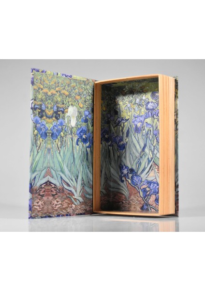 Van Gogh Irises Dekoratif Kitap Kutu modelleri