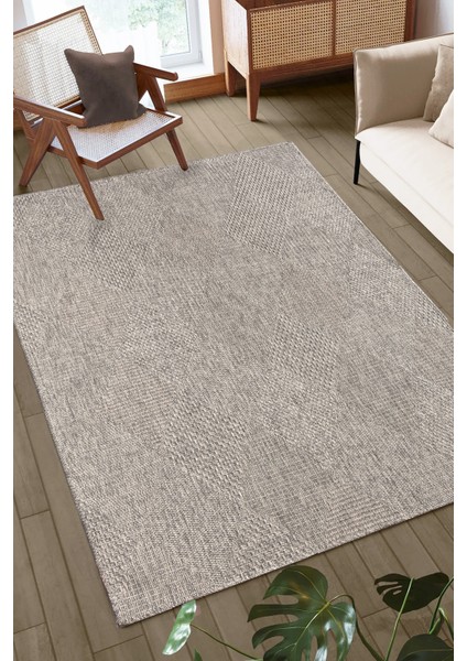 Doku DH004 Gri Hav Toz Vermez Salon Mutfak Koridor Oturma Odası Yolluk Dokuma Kilim