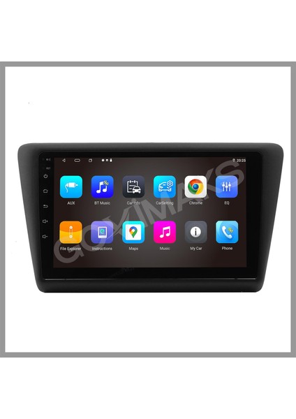 GOVİMAKS SKODA RAPİD 2013-2018 UYUMLU 2 GB RAM 32 GB HAFIZA ANDROID MULTIMEDIA TEYP