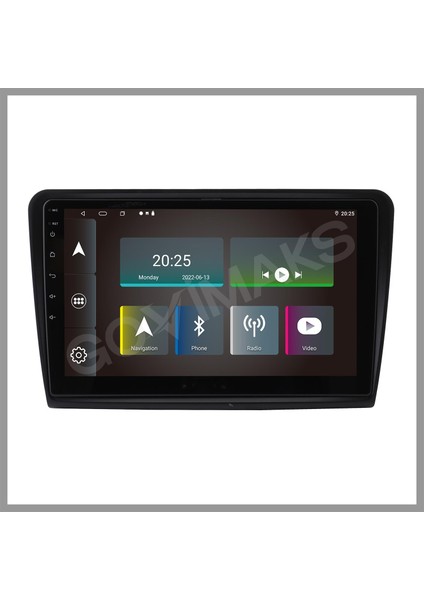 GOVİMAKS SKODA SUPER B 2009-2015 UYUMLU 8 GB RAM 128 GB HAFIZA ANDROID MULTIMEDIA TEYP