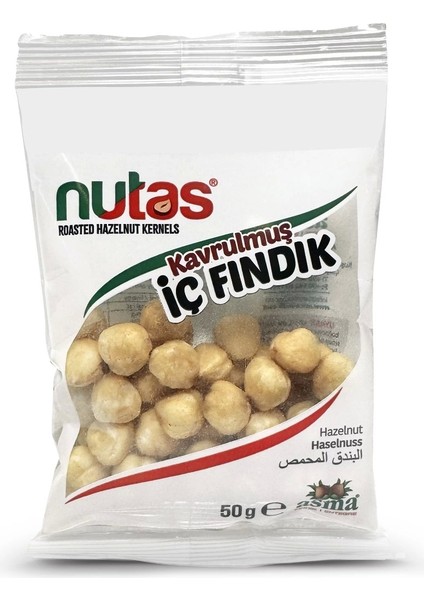 Kavrulmuş Iç Fındık 50G Yastık Paket