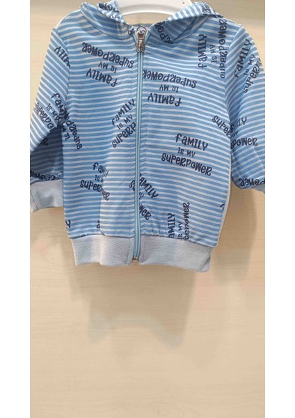 Erkek Bebek Hırka /kapüşonlu Sweatshirt